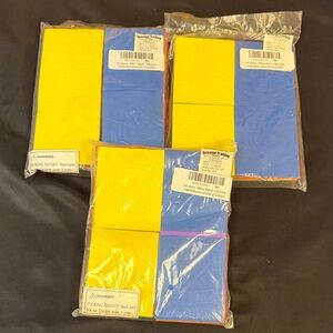 Fun Express Adhesive Foam letters 1040 pieces per pack 3 packs included new